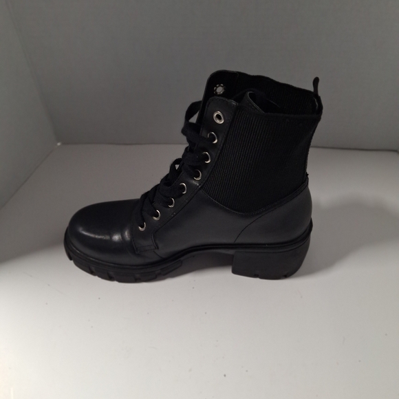 Steve Madden Black goth  Lace-Up Boots - Picture 5 of 8